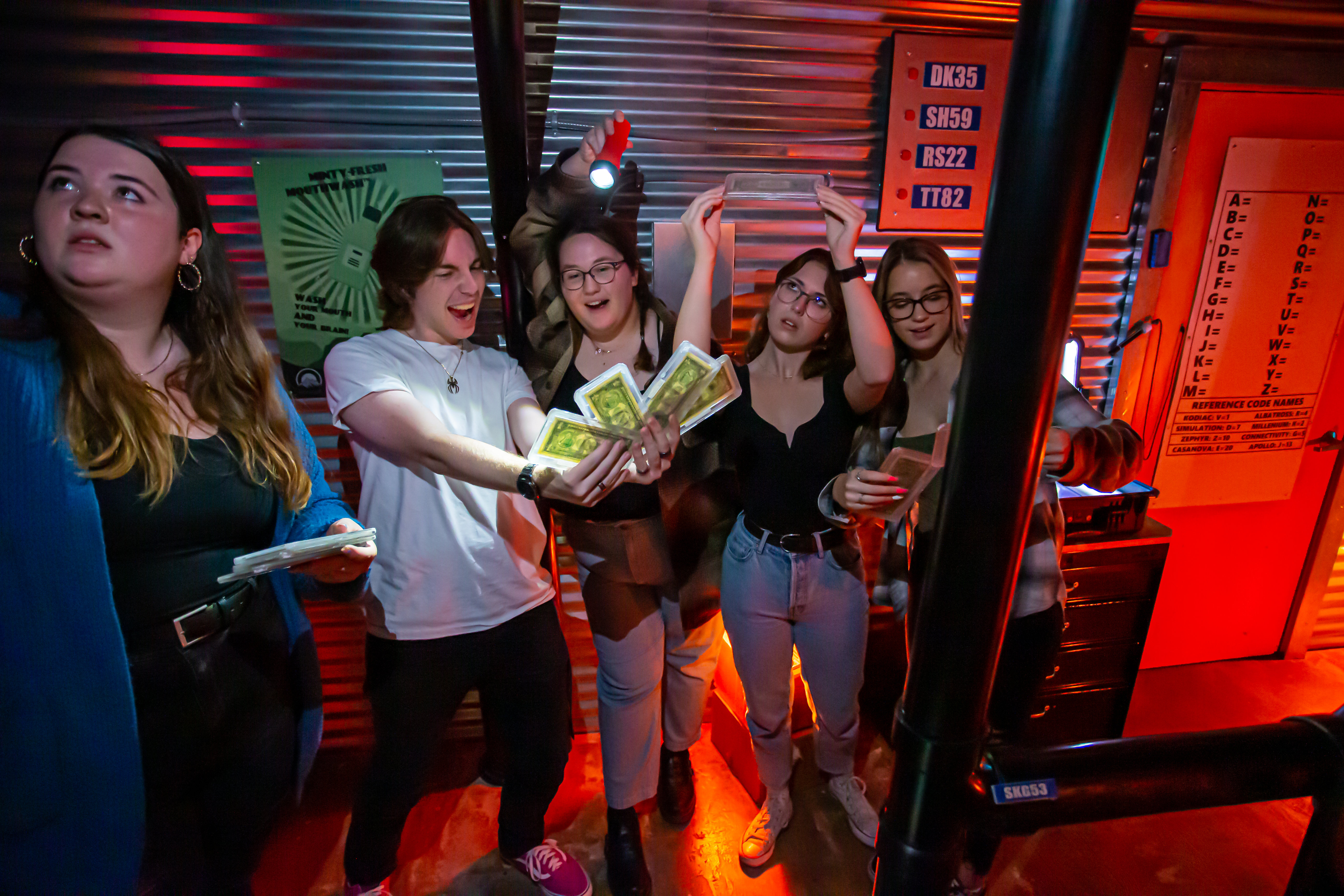 Group enjoying MindTrap Escape Room in Temecula